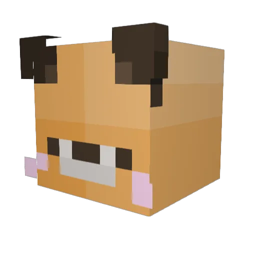 maubrey13 Minecraft avatar head, 3D render