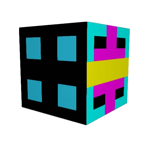 mauidude Minecraft avatar head, 3D render