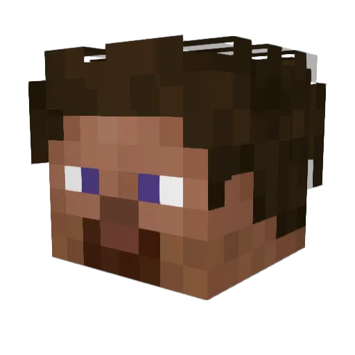 maul738 Minecraft avatar head, 3D render