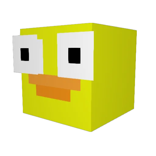 mauricexeoy Minecraft avatar head, 3D render