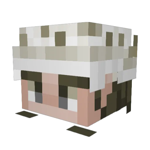 mauririvs Minecraft avatar head, 3D render