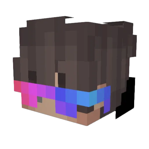 maurixe_003 Minecraft avatar head, 3D render