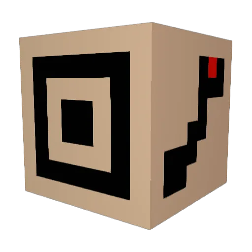 maurocool Minecraft avatar head, 3D render