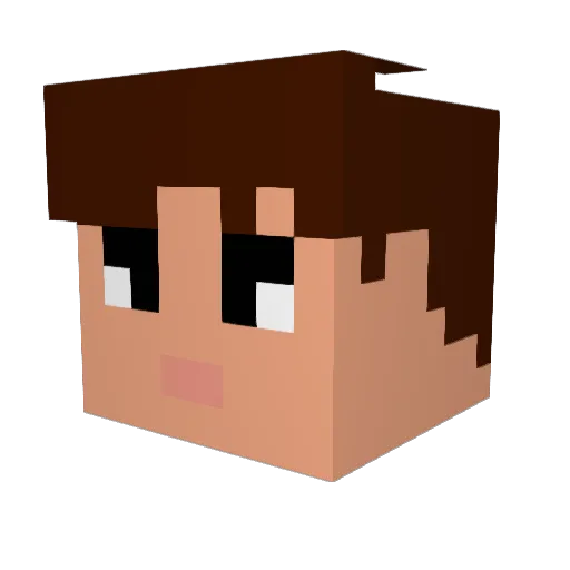 maurycy2905 Minecraft avatar head, 3D render
