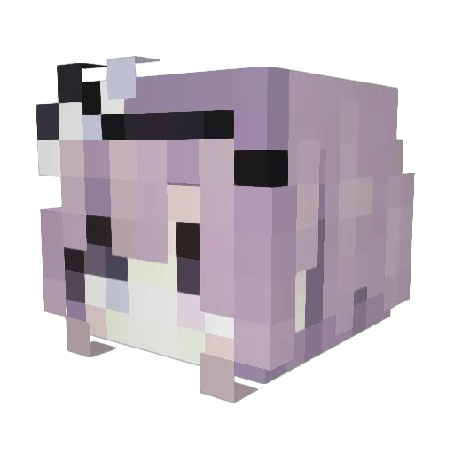 maurye Minecraft avatar head, 3D render