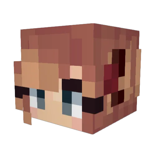 maus_239 Minecraft avatar head, 3D render