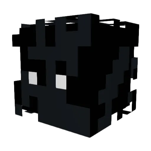 mauskiii Minecraft avatar head, 3D render
