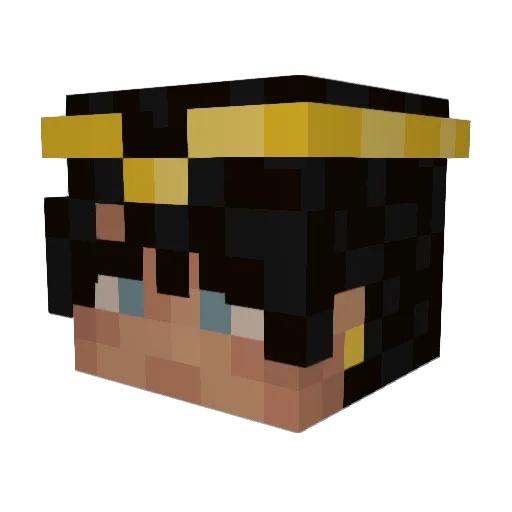mavdukk Minecraft avatar head, 3D render