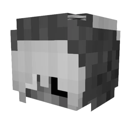 mavegod Minecraft avatar head, 3D render