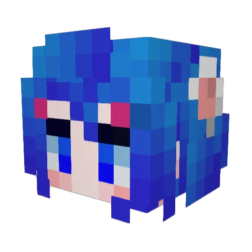 mavelick2013 Minecraft avatar head, 3D render