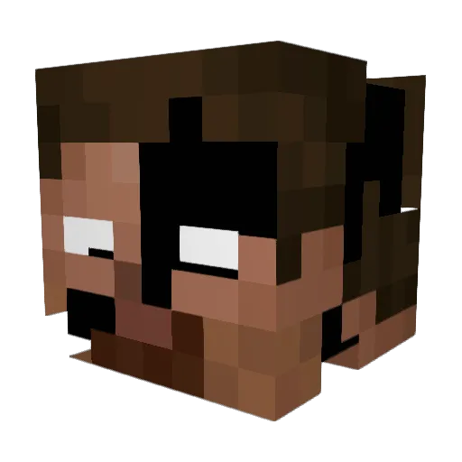 maverick484 Minecraft avatar head, 3D render