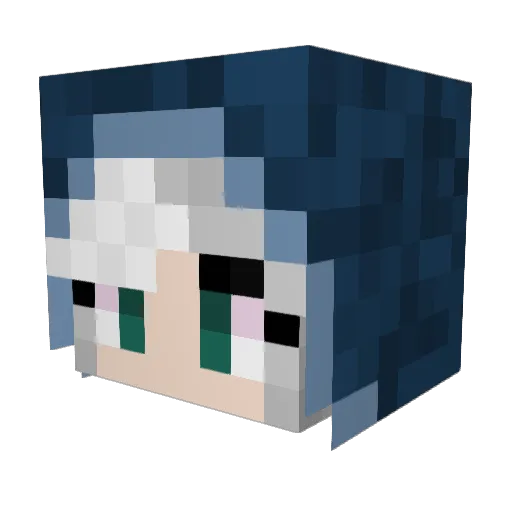 maverixv Minecraft avatar head, 3D render