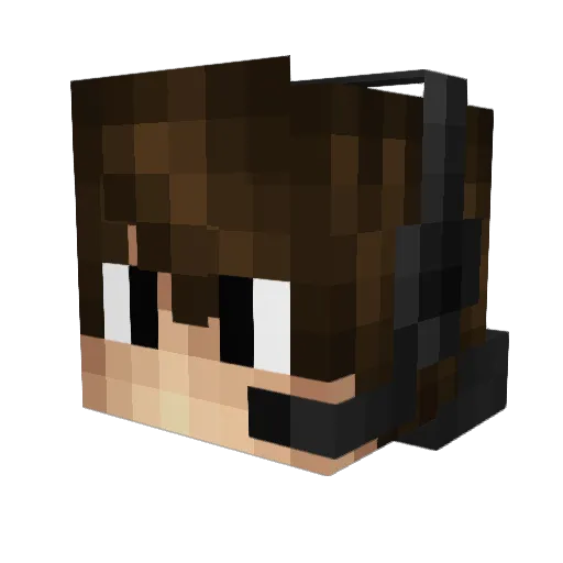 mavexx_x Minecraft avatar head, 3D render
