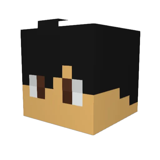 maviets Minecraft avatar head, 3D render