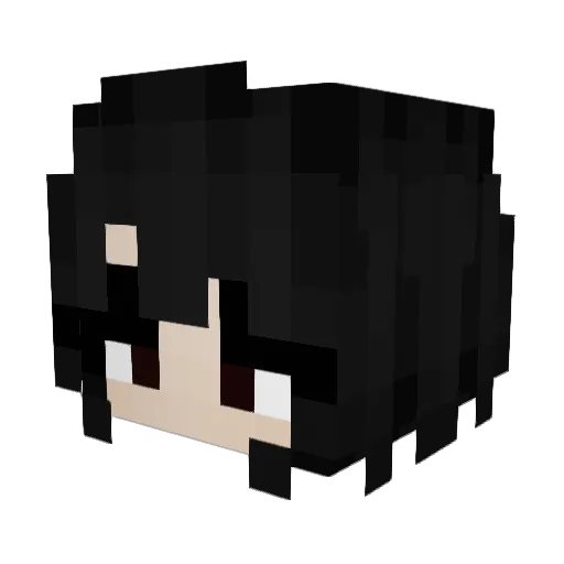 maviie_ Minecraft avatar head, 3D render