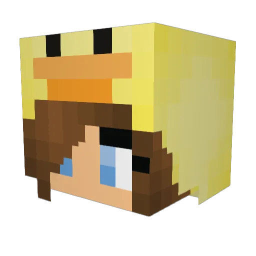 mavimg04 Minecraft avatar head, 3D render