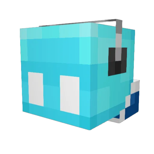 maviprolol Minecraft avatar head, 3D render
