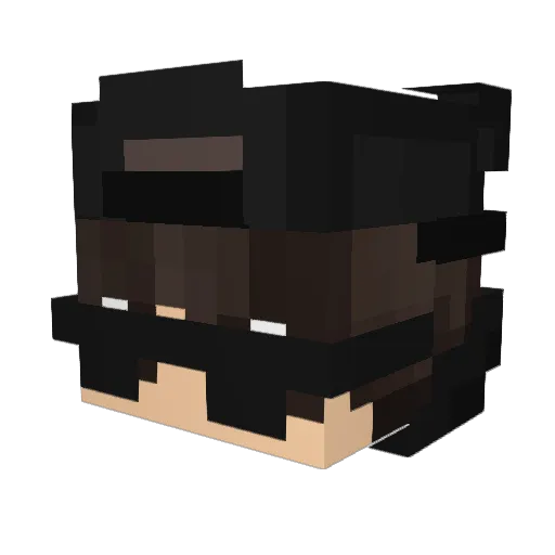 mavmeister Minecraft avatar head, 3D render