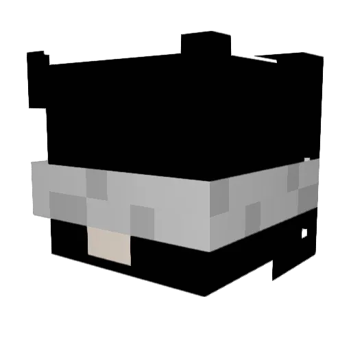 mavthebeast Minecraft avatar head, 3D render