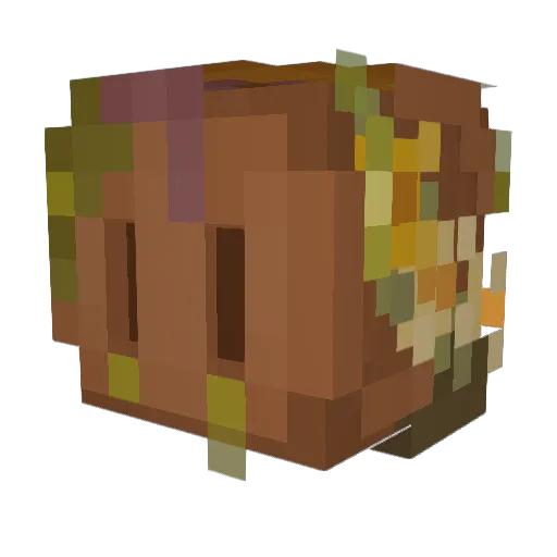 mavvyfell Minecraft avatar head, 3D render
