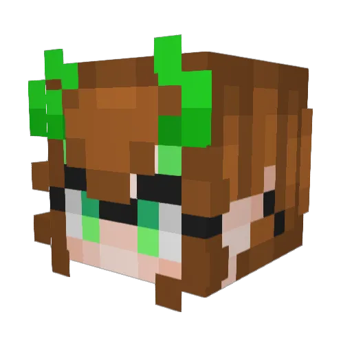 mawz4429 Minecraft avatar head, 3D render