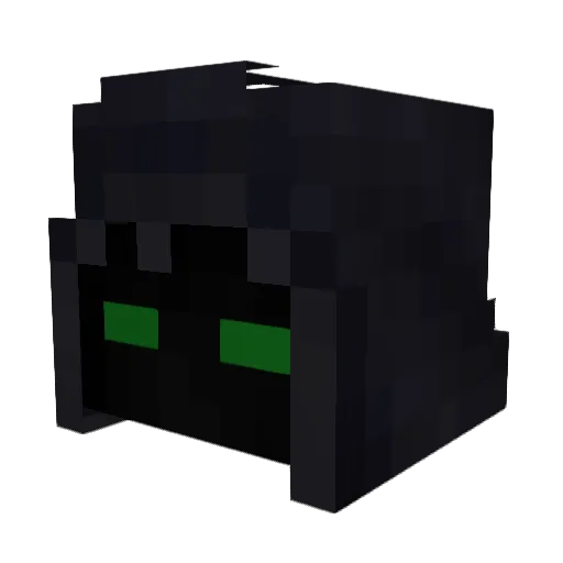 max1199 Minecraft avatar head, 3D render