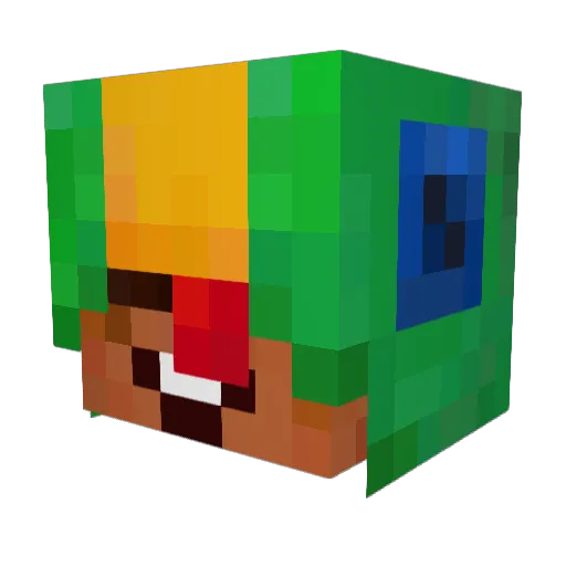 max12900 Minecraft avatar head, 3D render