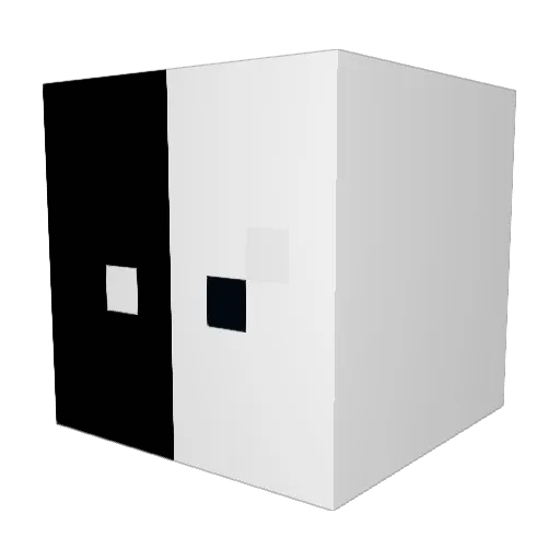 max1580 Minecraft avatar head, 3D render