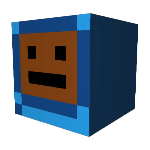 max2fasttt Minecraft avatar head, 3D render