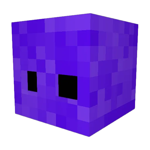 max869 Minecraft avatar head, 3D render