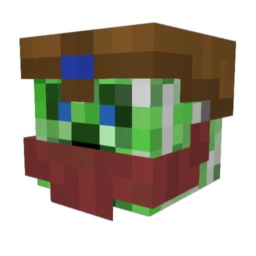 maxLohez Minecraft avatar head, 3D render