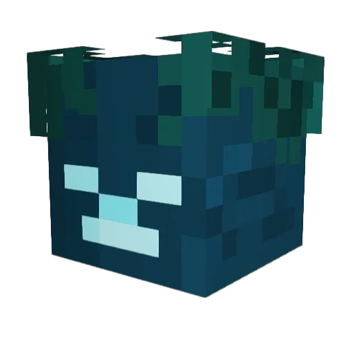 max_87 Minecraft avatar head, 3D render