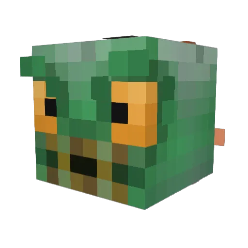 max_Dc395_Uk Minecraft avatar head, 3D render