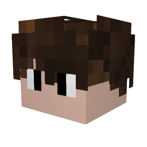 max_h5 Minecraft avatar head, 3D render