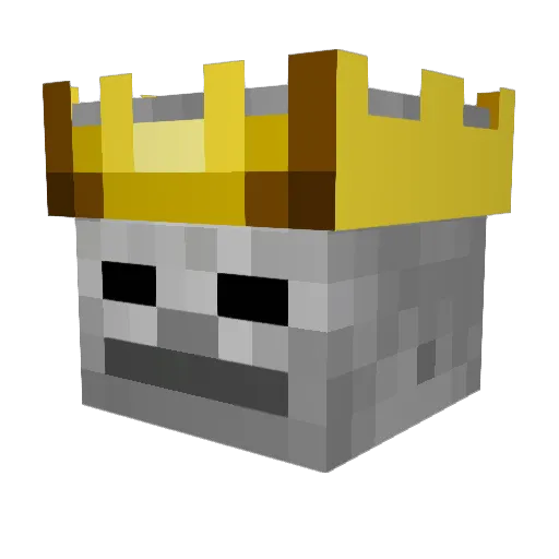 max_lebom Minecraft avatar head, 3D render