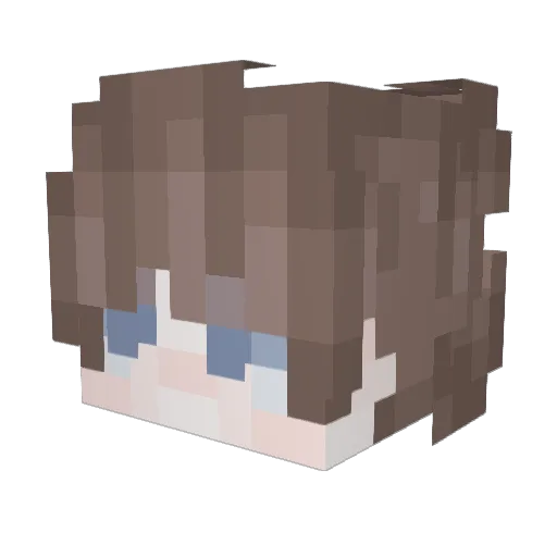 max_ruins_lives Minecraft avatar head, 3D render