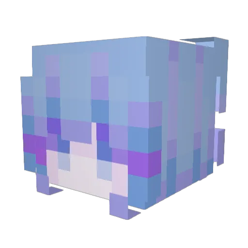 maxbco Minecraft avatar head, 3D render