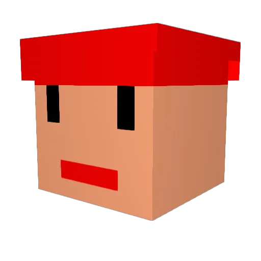 maxcall21 Minecraft avatar head, 3D render