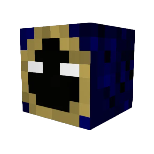 maxcras Minecraft avatar head, 3D render