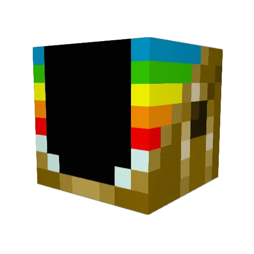 maxcube10 Minecraft avatar head, 3D render