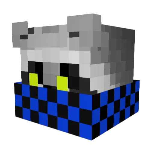 maxdean10 Minecraft avatar head, 3D render