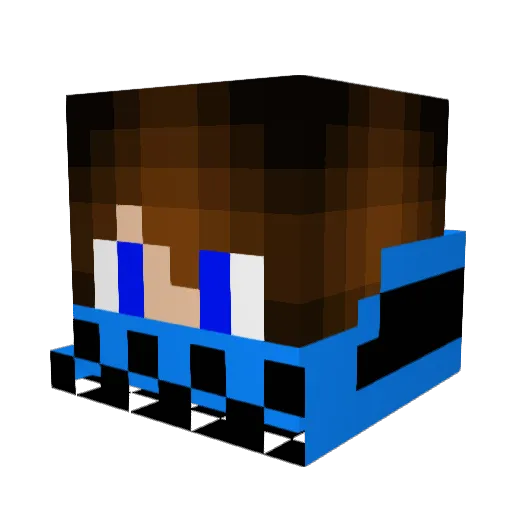 maxedout64 Minecraft avatar head, 3D render