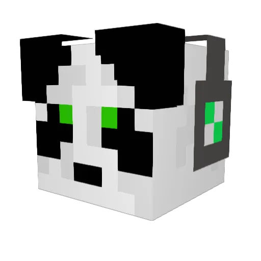 maxeffect055 Minecraft avatar head, 3D render