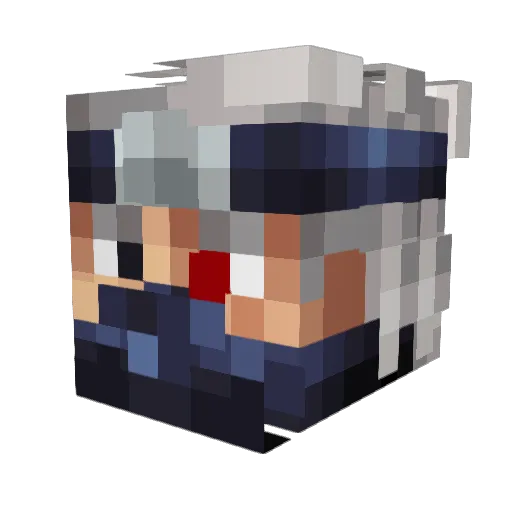 maxfoo6 Minecraft avatar head, 3D render