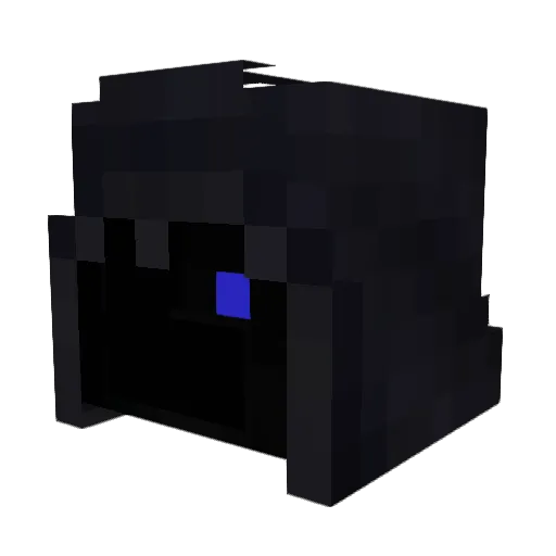 maxfrite Minecraft avatar head, 3D render