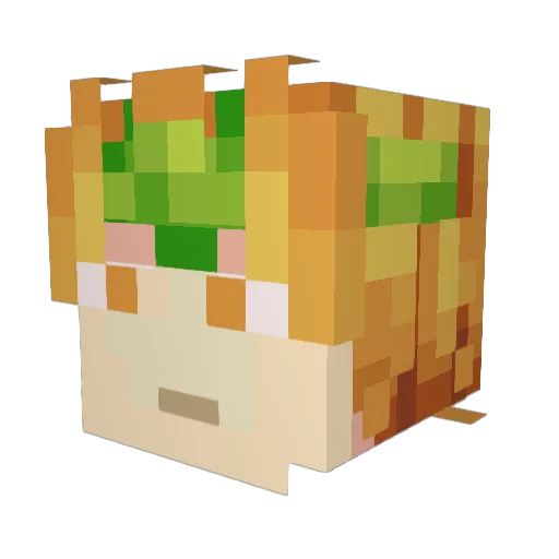 maxgo298 Minecraft avatar head, 3D render