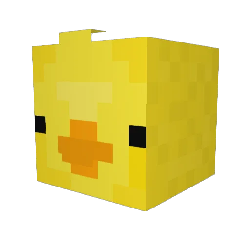 maxhenrytacon Minecraft avatar head, 3D render