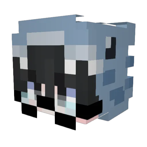 maxi12345678901 Minecraft avatar head, 3D render
