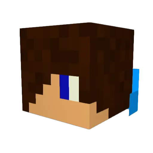 maxi2380 Minecraft avatar head, 3D render