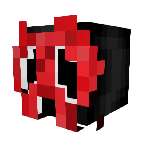 maxi_eu Minecraft avatar head, 3D render